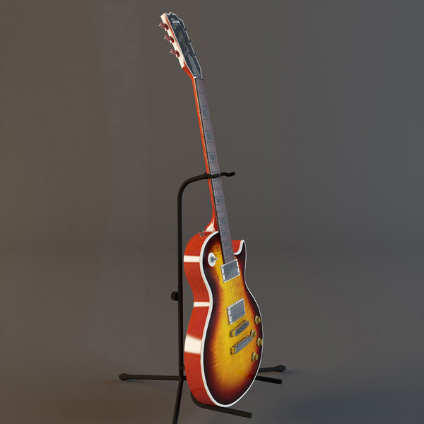 3d model guitar gibson les paul - Gibson Les Paul by mifody